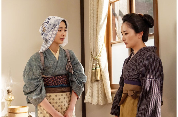 見上愛、村上穂乃佳「風、薫る」第115話（C）NHK