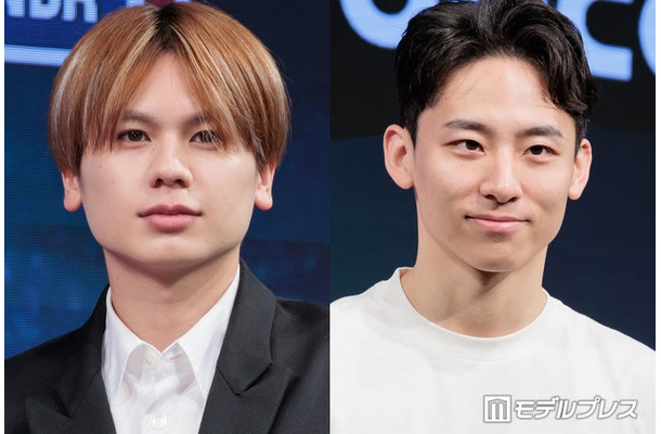 「NBA docomo」2026-27シーズン発表会に登場したMANATO、河村勇輝（C）モデルプレス