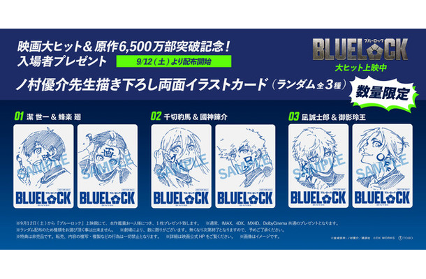 『ブルーロック』©金城宗幸・ノ村優介／講談社　©CK WORKS　