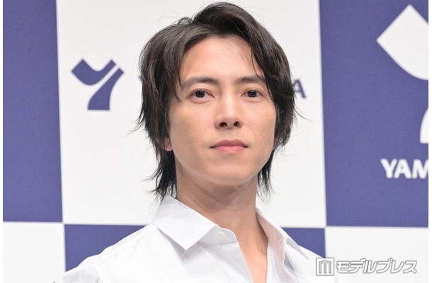 介護用品レンタル・リネンサプライ「ヤマシタ」新CM発表会に出席した山下智久（C）モデルプレス