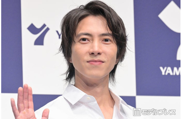 介護用品レンタル・リネンサプライ「ヤマシタ」新CM発表会に出席した山下智久（C）モデルプレス