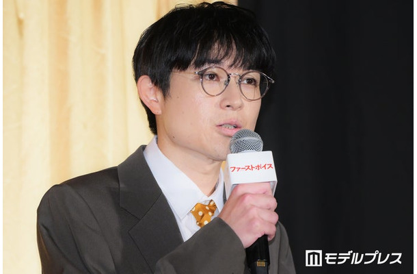 映画「ファーストボイス」完成披露試写会イベントに出席した水川かたまり（空気階段）（C）モデルプレス