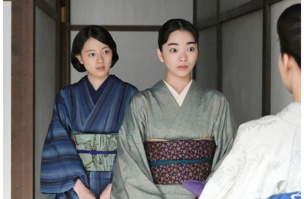 上坂樹里、見上愛「風、薫る」第123話（C）NHK