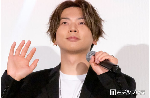 映画「踊る大捜査線 N.E.W. メトロポリスを駆け抜けろ!初日舞台あいさつに出席した増田貴久(C)モデルプレス