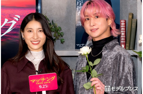 映画「マッチング TRUE LOVE」公開5日前！緊急招集会議に出席した土屋太鳳、佐久間大介（C）モデルプレス