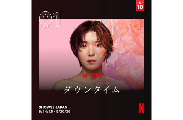 Netflixシリーズ「ダウンタイム」日本におけるNetflix週間TOP10（シリーズ）1位