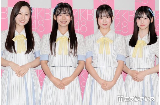 AKB48 22期研究生／長谷川百々花、山内利乃明、大西ゆな、前田衣澄（C）モデルプレス