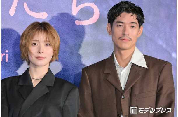 『男ともだち』完成報告試写会に登壇した松岡茉優、中島歩（C）モデルプレス