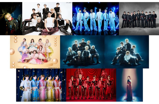 10月5日放送「CDTV」出演者アーティスト（提供写真）