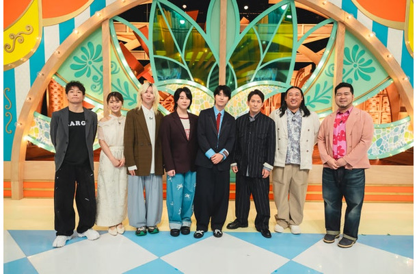 陣内智則、渋谷凪咲、Mrs. GREEN APPLE、岡田准一、秋山竜次、松井ケムリ（C）TBS