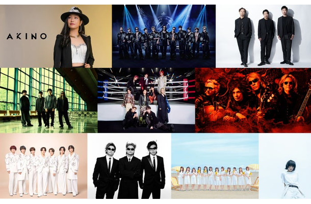 10月12日放送「CDTV」出演者アーティスト(提供写真)