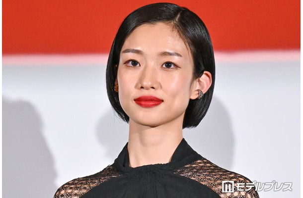 「ポリティカルパン」舞台挨拶に出席した河合優実（C）モデルプレス
