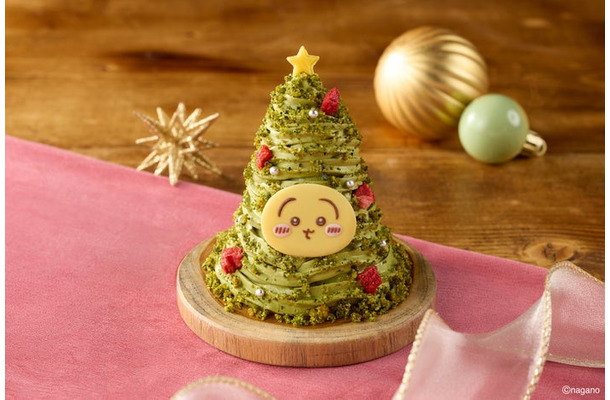 「ちいかわクリスマスマーケット」うさぎのピスタチオモンブラン（提供写真）