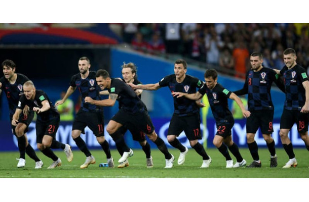 クロアチア、W杯準決勝進出！ロシアとの死闘をPK戦で制す