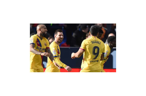 メッシ、相棒スアレスに供給した「スーパーパス」がこれ