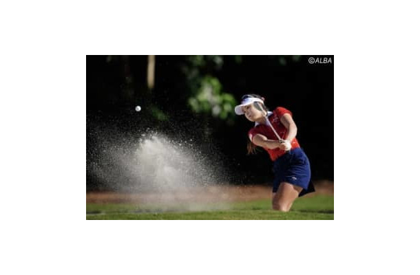 河本結は1オーバーで折り返し　後半に巻き返しなるか（写真はゲインブリッジLPGAアット・ボカ・リオ）（撮影：岩本芳弘)