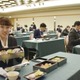 入社式、黙食ランチで門出祝う