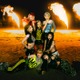 HANA、CHIKA＆YURIがビジュアル変更 新曲「Burning Flower」新アーティスト写真公開