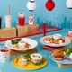 ディズニー映画「ベイマックス」カフェ、東京・愛知・大阪で開催 多彩なプレートメニューや“力士姿”ドリンク提供