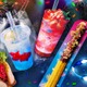 USJ、夏の“夜祭り”新グルメ公開 金魚サイダー、チョコバナナチュリトスなど遊び心溢れるメニュー