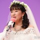 かたせ梨乃、ウエディングドレス姿披露 自認16歳の美少女役に笑顔「恋するって楽しいです」【夫婦と16歳～狂気の隣人～】