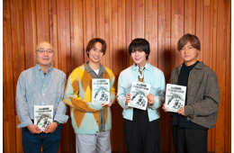 なにわ男子・大西流星＆藤原丈一郎、映画「忍たま」アフレコ時のオフショット公開 キャラビジュアルも解禁