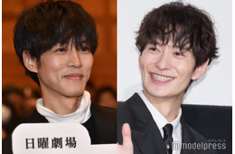 松坂桃李＆岡田将生「御上先生」共演ボーイズグループのポーズ披露「岡田がこのポーズ気に入ってるみたいです」メンバー本人も驚き