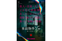 「事故物件 恐い間取り」シリーズ最新作、2025年夏公開決定 心霊現象潜むティザービジュアル＆特報も解禁【事故物件ゾク 恐い間取り】