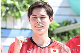 バレー男子日本代表・高橋藍選手「ハイキュー！！」作者から贈られた描き下ろしイラスト公開「躍動感伝わる」「漫画に登場してほしい」の声