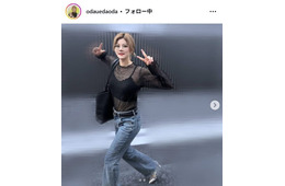オダウエダ小田、ミニ丈シースルートップスで美スタイル際立つ「もはやモデル」「攻めてる」の声
