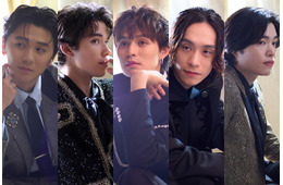 「チーム・ハンサム！」20周年公演、ビジュアル撮影に潜入 林優⼤・東島京・兵頭功海・平間壮⼀・福崎那由他にインタビュー【モデルプレス独占取材Vo.3】