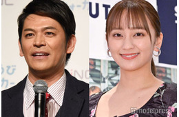 岡田結実、共演NGの父・岡田圭右と2ショット 夫撮影の親子写真に反響「幸せが溢れてる」「天才」