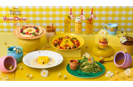 「くまのプーさん」テーマカフェが東京＆大阪で開催 ごきげん顔のミートボールライスや蜂蜜色ドリンクなど