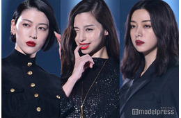 池田エライザ・中条あやみ・三吉彩花「TGC」トップバッターで開幕 ブラックコーデで圧巻オーラ【TGC2025A/W】