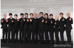 SEVENTEEN、メンバー13人集結 兵役中ジョンハン＆ウォヌ・入隊直前ホシ＆ウジの貴重ショットに「泣いちゃう」「また全員揃うの待ってる」の声
