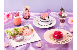 クロミ20周年カフェ、4都市で開催決定 “ギャル可愛い”空間で紫×ピンク色の特別メニュー満喫