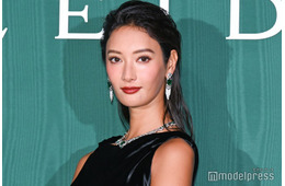 菜々緒、ブラックドレスでハイジュエリー輝く “心が揺れたこと”告白「祝福されている感じがした」【ブルガリ展覧会フォトコール第二夜】