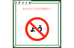 クイズです！「この図は５文字の言葉を表しています。それはなに？」マークとひらがなを読んでみましょう【難易度LV２.・甘口】