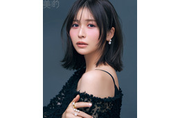 長濱ねる・宮崎優・片岡凜、“魔法のようなテクニック”で変身 抜けメイク×ブラックコーデで華麗な姿披露