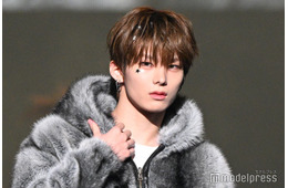 aoen京助（KYOSUKE）、ランウェイデビュー ファージャケットで存在感放つ【TGC広島2025】