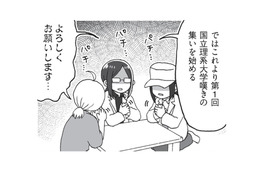 【国立理系】知名度の低さに嘆く大学達… 「電通」と名乗って勘違いされる!?【擬人化マンガ　大学あるあるこれくしょん #３】