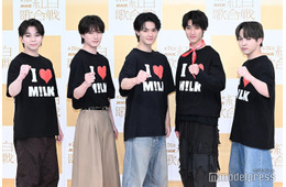 【M!LK紅白／会見全文】塩崎太智、同郷歌手からの驚きの一言 佐野勇斗が夢のステージへの思い語る