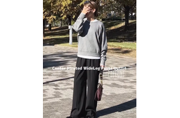 グレー×ブラックコーデ。大人が品良くまとめるときの簡単なコツって？【40代の毎日コーデ】