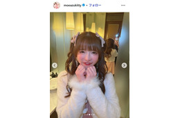 大食い女王・もえのあずき、ミニスカ美脚にファン悶絶「こんなにピンクが似合う人いる？」「可愛すぎ」