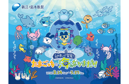 新江ノ島水族館×たまごっちとのコラボイベント、“お世話”の工夫学ぶ特別展示にコラボドリンクやグッズも