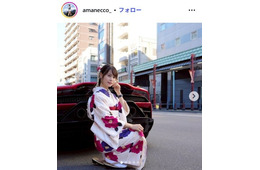“超高級車を次々購入”車好き美女YouTuber、新たな1台が話題「凄すぎ」「かっこいい色」