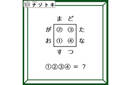 クイズです！「４つの単語から単語を導きましょう」「ま」で始まって「す」で終わる４文字の単語はなに？【難易度LV３.・中辛】