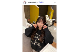 仮面高校生の妹で話題・すなずりかりん、美脚透けるシースルースカート姿に反響「大人っぽい雰囲気」「色気がある」の声