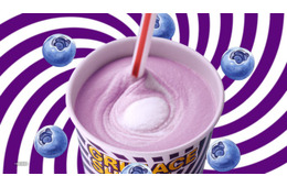 マック「グリマスシェイク」リニューアル登場 ポップでレトロな世界観の新パッケージも