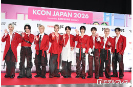 JO1「KCON」初ヘッドライナーでレカペ登場 豆原一成が意気込み「ぼちぶちあげでガンガンいきたい」【KCON JAPAN 2026／レッドカーペット】